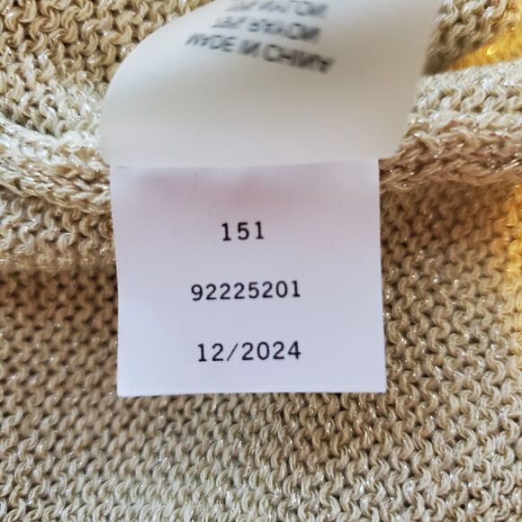 Vince Camuto Plus Size Gold Dolman Sweater - Picture 7 of 11
